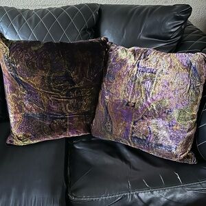 Lauren Ralph Lauren Velvet Rutherford Park Throw Pillows Set 2